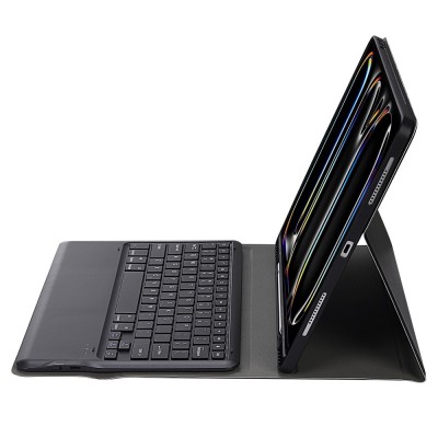"Bosina" Atvēramais futrālis ar tastatūra - melns (iPad Pro 13 (2025) / 13 (2024))
