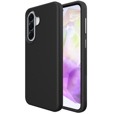 „TUKU“ Shockproof Magsafe ciets silikona korpuss - melns (Galaxy A37 / A36 / A56)