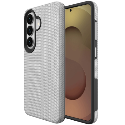 „TUKU“ Shockproof Magsafe ciets silikona korpuss - sudrabs (Galaxy S24+ / S25+)