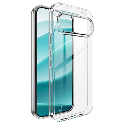 "IMAK" UX-10 cieta silikona (TPU) apvalks - dzidrs (Pixel 10 / 10 Pro)