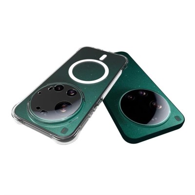 "WANLONFENG" MagSafe твердый силиконовый (ТПУ) чехол - прозрачный (Xiaomi 17 Ultra)
