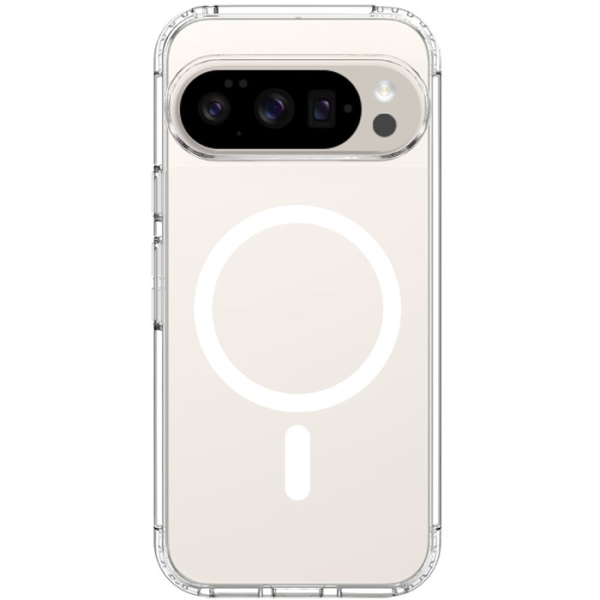 "Tubi" MagSafe Твердое силиконовый (ТПУ) чехол — прозрачный (Pixel 10 Pro / 10 / 9 Pro / 9)