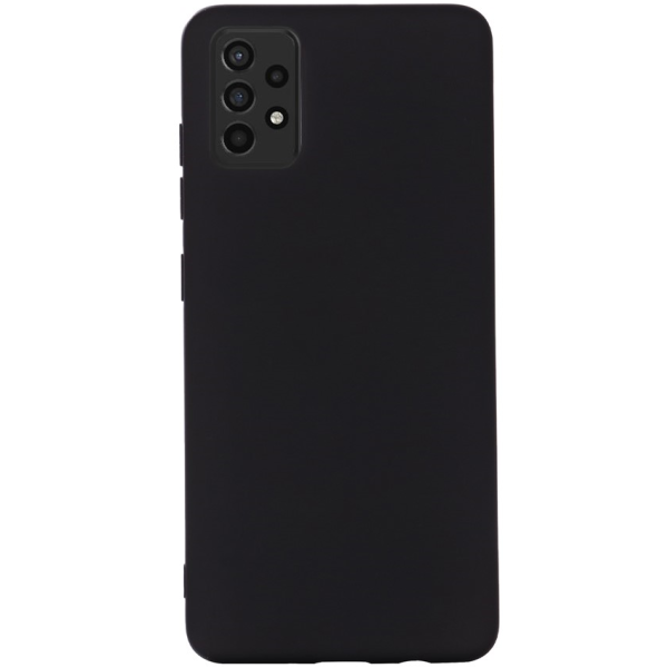 "Shell" твердый силиконовый (TPU) чехол - чёрный (Galaxy A52 / A52s)
