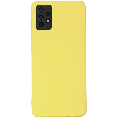 "Shell" твердый силиконовый (TPU) чехол - жёлтый (Galaxy A52 / A52s)