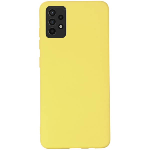 "Shell" твердый силиконовый (TPU) чехол - жёлтый (Galaxy A52 / A52s)