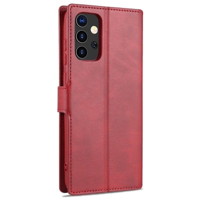 "AZNS" Retro atvērams maciņš - sarkans (Galaxy A52 / A52s)