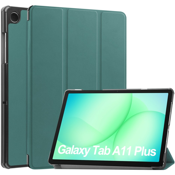 Atvēramais maciņš - tumši zaļa (Galaxy Tab A11+ / A9+)