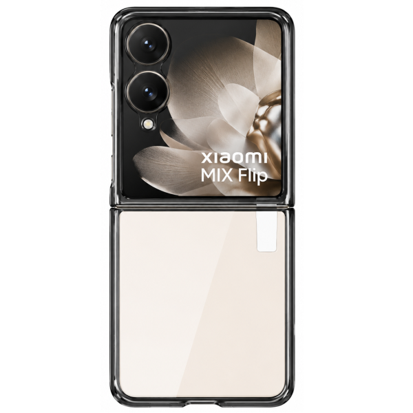 „GKK“ Creative plastmasas apvalks - melns (Xiaomi Mix Flip 5G)