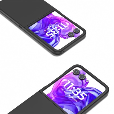 "ABEEL" твердый силиконовый (TPU) чехол - чёрный (Motorola Razr 70+ / Razr 50 Ultra)