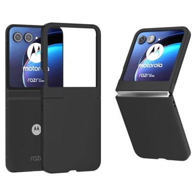 copy of "ABEEL" cieta silikona (TPU) apvalks - melns (Razr 70 / 60 / 50 5G / Razr 2026 - 2024)