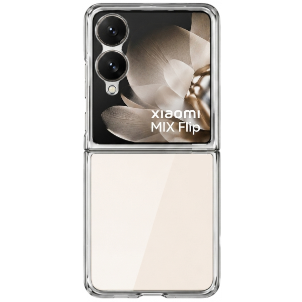 Пластиковый чехол "GKK" Creative — серебристый (Xiaomi Mix Flip 5G)