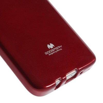 Samsung Galaxy A3 Mercury sarkans cieta silikona (TPU) apvalks / vacins.lv