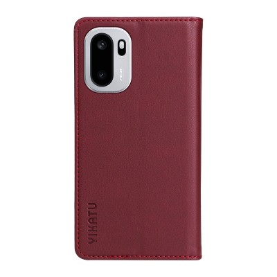 "YIKATU" Split atvērams maciņš - bordo (OnePlus 15R / Ace 6T / Ace 6)