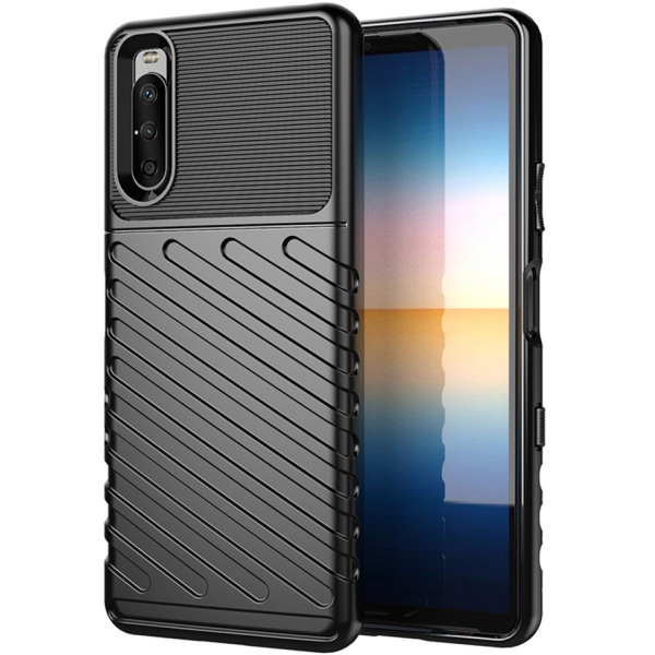 "Mofan" Thunder твердый силиконовый (TPU) чехол - чёрный (Xperia 10 III)