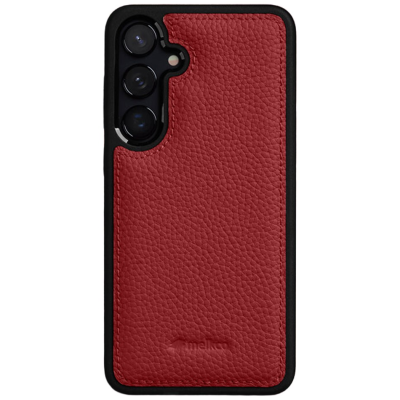 „MELKCO“ Leather ādas apvalks - sarkans (Galaxy S25+)