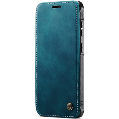 „CaseMe“ MagSafe Leather прочный чехол-книжка  - зелёный (Galaxy S26 Ultra)
