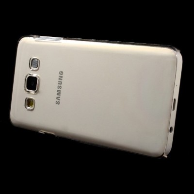 Samsung Galaxy A3 plastmasas dzidrs (caurspīdīgs) apvalks / Vacins.lv