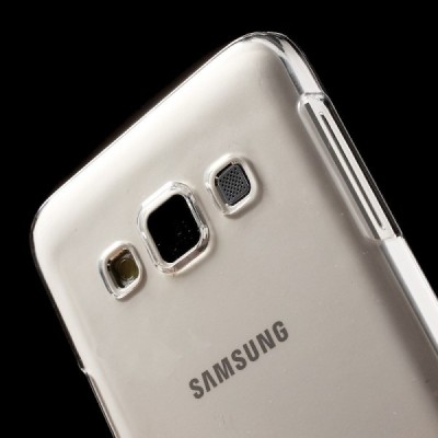 Samsung Galaxy A3 plastmasas dzidrs (caurspīdīgs) apvalks / Vacins.lv