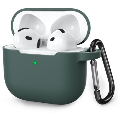 "AHASTYLE" Apple AirPods 4 силиконовый зеленый чехол для наушников | Vacins.lv