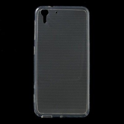 HTC Desire EYE skaidrus (permatomas) kieto silikono TPU ploniausias pasaulyje dėklas / Priedai.lt