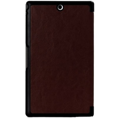 Sony Xperia Z3 Tablet Compact atvēramais brūns maciņš / Vacins.lv