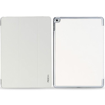Apple iPad Air 2 plāns atvēramais „Rock“ Uni balts maciņš / Vacins.lv