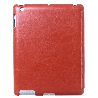 „Kalaideng“ Enland Apple iPad 4 (iPad 3, 2) atvēramais brūns maciņš / Vacins.lv