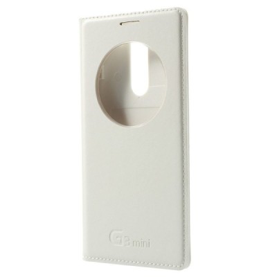 LG G3 S D722 balts atvēramais „Smart Window“ maciņš / Vacins.lv