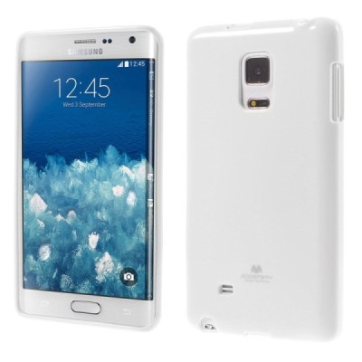 Samsung Galaxy Note Edge baltas Mercury kieto silikono (TPU) dėklas / Priedai.lt