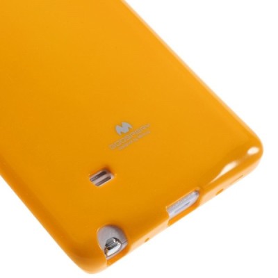 Samsung Galaxy Note Edge geltonas Mercury kieto silikono (TPU) dėklas / Priedai.lt
