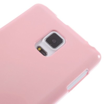 Samsung Galaxy Note Edge rožinis Mercury kieto silikono (TPU) dėklas / Priedai.lt