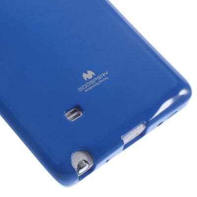 Samsung Galaxy Note Edge mėlynas Mercury kieto silikono (TPU) dėklas / Priedai.lt