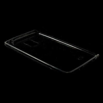 Samsung Galaxy Note Edge skaidrus (permatomas) kieto silikono TPU ploniausias pasaulyje pilkas dėklas / Priedai.lt