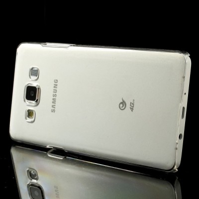 Samsung Galaxy A5 plastmasas dzidrs (caurspīdīgs) apvalks / Vacins.lv