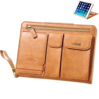 „Remax“ Pedestrian sērijas Apple iPad Air 2 brūns planšetdatora ieliktnis - grozs / Vacins.lv
