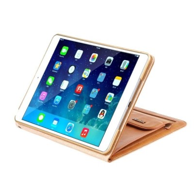 „Remax“ Pedestrian sērijas Apple iPad Air 2 brūns planšetdatora ieliktnis - grozs / Vacins.lv