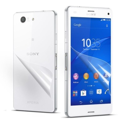 Sony Xperia Z3 Compact aizsargplēves ekrānam un aizmugurējai daļai - dzidras / Vacins.lv
