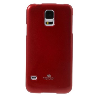 Samsung Galaxy S5 (S5 Neo) Mercury sarkans cieta silikona (TPU) apvalks / vacins.lv
