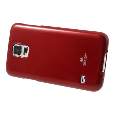 Samsung Galaxy S5 (S5 Neo) Mercury sarkans cieta silikona (TPU) apvalks / vacins.lv