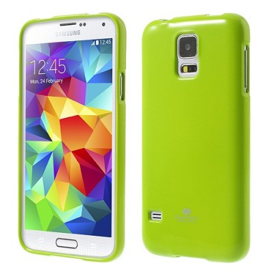 Samsung Galaxy S5 (S5 Neo) žalias Mercury kieto silikono (TPU) dėklas / Priedai.lt