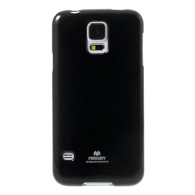 Samsung Galaxy S5 (S5 Neo) juodas Mercury kieto silikono (TPU) dėklas / Priedai.lt
