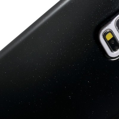 Samsung Galaxy S5 (S5 Neo) juodas Mercury kieto silikono (TPU) dėklas / Priedai.lt