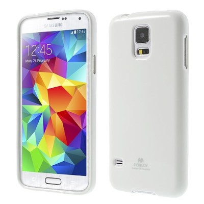 Samsung Galaxy S5 (S5 Neo) Mercury balts cieta silikona (TPU) apvalks / vacins.lv