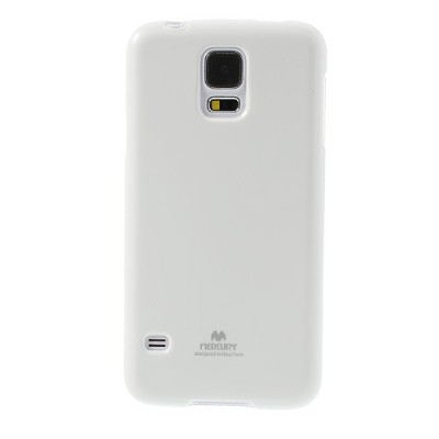 Samsung Galaxy S5 (S5 Neo) baltas Mercury kieto silikono (TPU) dėklas / Priedai.lt