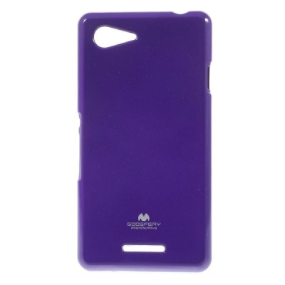 Sony Xperia E3 violetinis Mercury kieto silikono (TPU) dėklas / Priedai.lt
