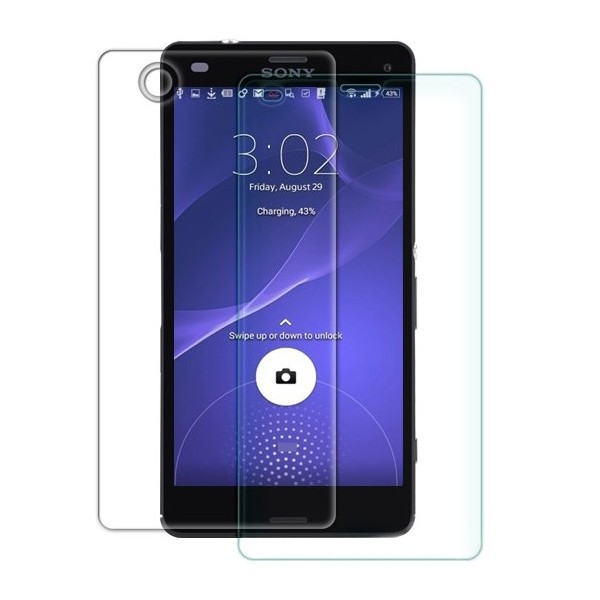 „Nillkin“ 9H Tempered Glass ekrāna aizsargstikls 0.33 mm + aizsargplēve aizmugurējām vāciņam (Xperia Z3 Compact)