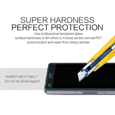Sony Xperia Z3 Compact Nillkin 9H Tempered Glass ekrāna aizsargstikls / Vacins.lv