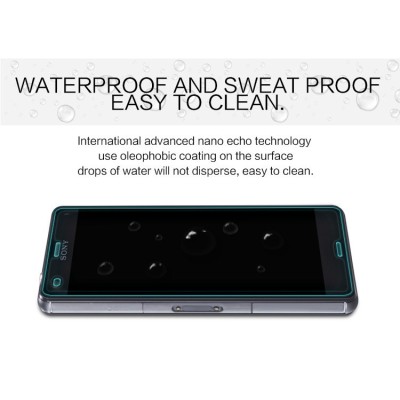 Sony Xperia Z3 Compact Nillkin 9H Tempered Glass ekrāna aizsargstikls / Vacins.lv