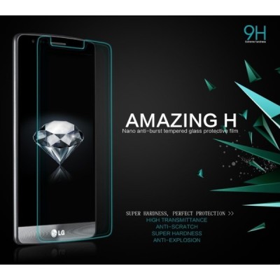 LG G3 S (D722) „Nillkin“ H Tempered Glass sustiprintos apsaugos apsauginis ekrano stiklas 0.33 mm / Priedai.lt