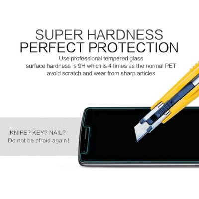 LG G3 S (D722) „Nillkin“ H Tempered Glass sustiprintos apsaugos apsauginis ekrano stiklas 0.33 mm / Priedai.lt